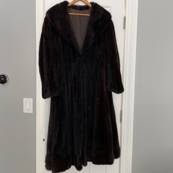 Mink Fur Coat - size S